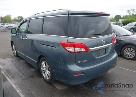 2012 Nissan Quest Sl from USA, damaged, VIN JN8AE2KP2C9037373
